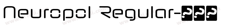 Neuropol Regular字体转换